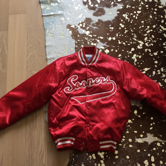 oklahoma sooners varsity jacket